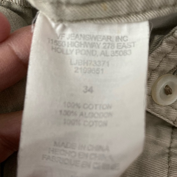 LEE DUNGAREES CACKIE CARGO SHORTS 34 - Picture 3 of 5